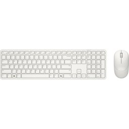 Teclado Dell Pro 5 KM526 inalámbrico completo con ratón óptico blanco