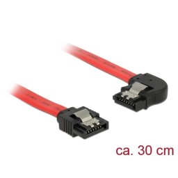 Cable SATA Delock 83963 0,3 m Macho/Macho Negro/Rojo