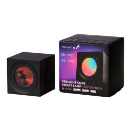 Lámpara de mesa inteligente Yeelight Cube Bluetooth/Wi-Fi Negro control remoto
