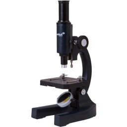 Microscopio Levenhuk 2S NG Óptico 200x Negro Metal Espejo
