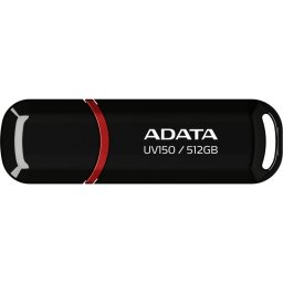 Unidad flash ADATA UV150 512 GB USB tipo A 3.2 Gen 1 Negro Rojo