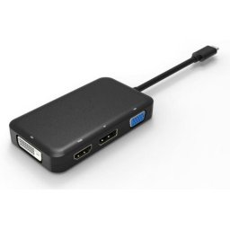 Adaptador gráfico USB MicroConnect USB3.1CCOM10 4K Negro