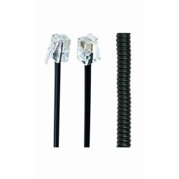 Cable de espiral para teléfono Gembird TC4P4CS-2M 2 m RJ10