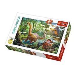 Rompecabezas Trefl Dinosaurios 60 piezas 4 años