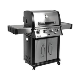 Parrilla de Gas Yato YG-20013 17500W 4 Zonas Carro Negro/Plata