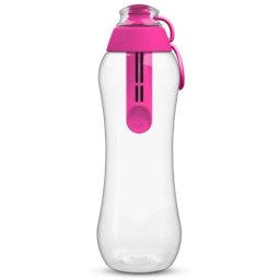 Botella con filtro de agua Dafi POZ00968 0,5 L Rosa Transparente