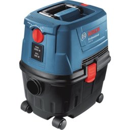 Aspiradora Industrial Bosch GAS 15 1100W Seco y Húmedo 15L Negra Azul