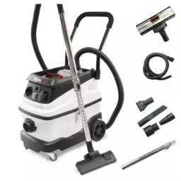 Aspiradora sin Bolsa Dedra DED6603 1600W Seco y Húmedo 30 L HEPA Negro Blanco