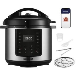 Olla Multi-cocción Concept CK8001 5,6 L 1000 W Negro Acero Inoxidable