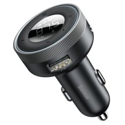 Cargador Baseus Energy Column Interior Encendedor de Cigarrillos 5V Negro