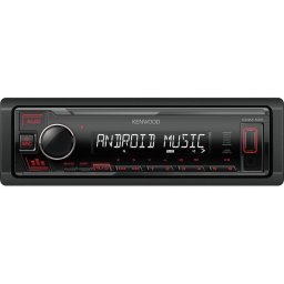 Receptor multimedia para coche Kenwood KMM-105RY Negro 1 DIN 50W