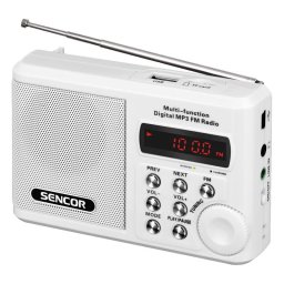Radio Sencor SRD 215 W Analógica FM Blanco