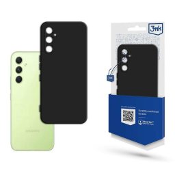 Funda para móvil 3MK Matt Case Silicona Mate Negra para Galaxy A34 5G