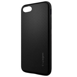 Funda para móvil Spigen Liquid Armor TPU Negra Cover resistente para iPhone 7 4,7