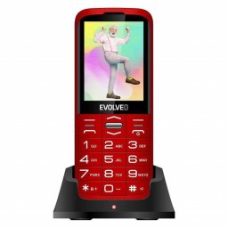 Teléfono móvil Evolveo EasyPhone Dual SIM 2.8" Rojo