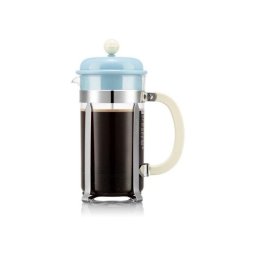 Cafetera Manual Bodum Caffettiera French Press 1 L 8 Tazas Azul Claro