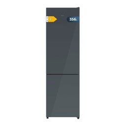 Frigorífico Combi Cecotec Bolero CoolMarket 356i Total No Frost 200cm 356L D Gris Cristal