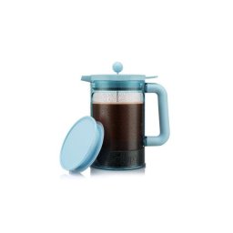 Cafetera Manual Bodum Bean Set French Press 1,5 L Azul Translúcido