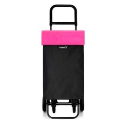 Bolsa para Carrito de Compra Garmol 10015 Travel 48 L Negro/Rosa