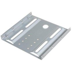 Kit de carriles Maclean MC-655 Metal Plata 2.5" 3.5
