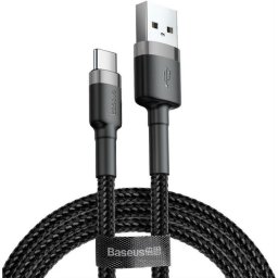 Cable USB Baseus Cafule 0,5 m USB A a USB C USB 2.0 Negro