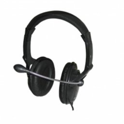 Auriculares Esperanza EH101 con cable conectividad alámbrica para llamadas y música negros