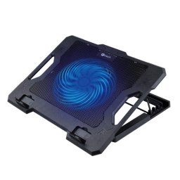 Ventilador suplementario C-Tech CLP-S100 17,3" 1000RPM USB con 2 puertos USB