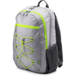 Mochila HP Active 39,62 cm (15,6") Gris/Amarillo Neón Compartimento Portátil A Prueba de Agua