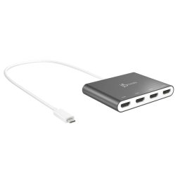 Adaptador gráfico USB-C a HDMI de 4 puertos j5create JCA366-N