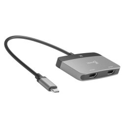 Adaptador j5create USB-C a Doble HDMI 8K para Pantallas