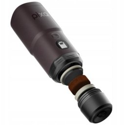 Cafetera Espresso Wacaco Pixapresso burgundowy con doble dispensador portátil