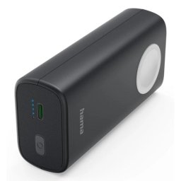 Powerbank Hama Watch 10000 mAh Negro Gris Carga Inalámbrica