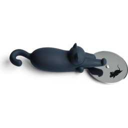 Cortapizzas Gato Ototo Kitty Cut Edelstahl/Kunststoff Negro