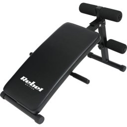 Banco de ejercicios Rebel Active RBA-2005 para abdominales, soporte de 120 kg