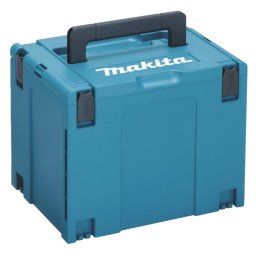 Caja de herramientas Makita Makpac Typ 4 rígida de viaje Negro/Azul