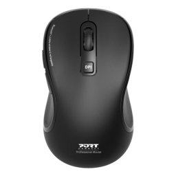 Ratón Port Designs PORT Connect 910010 RF Wireless Bluetooth 2400 DPI Negro Recargable