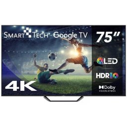 TV Smart Tech QLED 75QG06K 75" 4K UltraHD 60Hz Smart TV Google TV HDR10