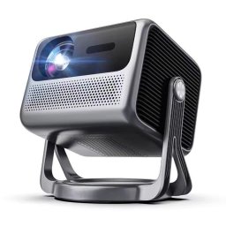 Proyector Autrucker 1080p 600 Lúmenes 120" LED DLP Android TV Portátil Estabilizador 90°