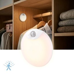 Ksix Luz Led Sense Dot, Sensor De Movimiento, 40lm, 4000k, Batería De Litio 600mah, Recargable Usb-c, Sensor De Movimiento, 40lm, 4000k, Batería De Litio 600mah, Recargable Usb-c