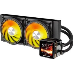 Refrigeración Líquida Darkflash DE240 240mm 2 Ventiladores ARGB Pantalla IPS