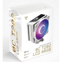 Refrigeración Aire Modecom Socket AM4/AM5/LGA 1200 120mm Volcano 0C T202 ARGB LCD