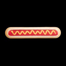 Soporte de muñeca Hot Dog para teclado Mustard Memory-Schaumstoff Multicolor