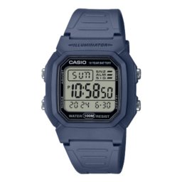 Reloj Casio Collection W-800H-2AV Azul Resina A Prueba de Agua 100m