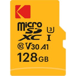 Memoria flash Kodak EKMSDM128GXC10HPRK 128 GB MicroSD Clase 10 UHS-I V30 A1