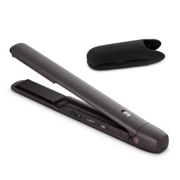 Plancha de Pelo Cerámica/Titanio Medion LIFE HS2 210ºC 5 Ajustes Inalámbrica Autoapagado Negro