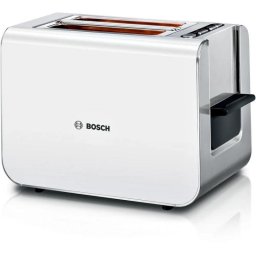 Tostadora Bosch TAT8611N 2 rebanadas 860 W Blanco Cristal de cuarzo