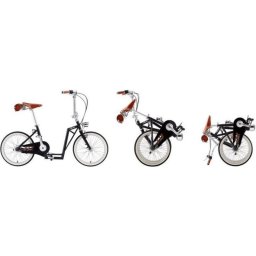 Bicicleta Plegable The-Sliders Metro Black 20" 3 Velocidades