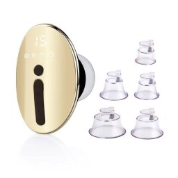 Masajeador de Mano Eléctrico Beautifly Therm Body Revive Golden Recargable Ventosa