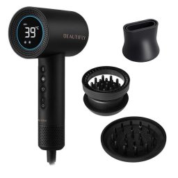 Secador de Pelo Iónico Beautifly MistEssence 1600W Temperatura Regulable con Difusor Negro