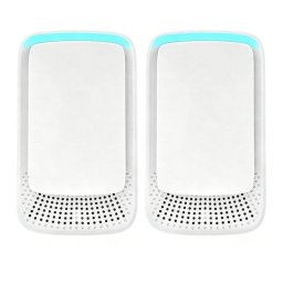 Ionizador de aire negativo Autrucker 2 piezas purificador plug-in silencioso